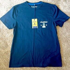 Chubbies Men's Blue T-Shirt